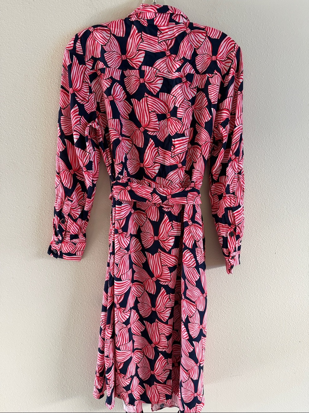 Boden Kate Abstract Midi Shirt Dress size 8P - Picture 10 of 14